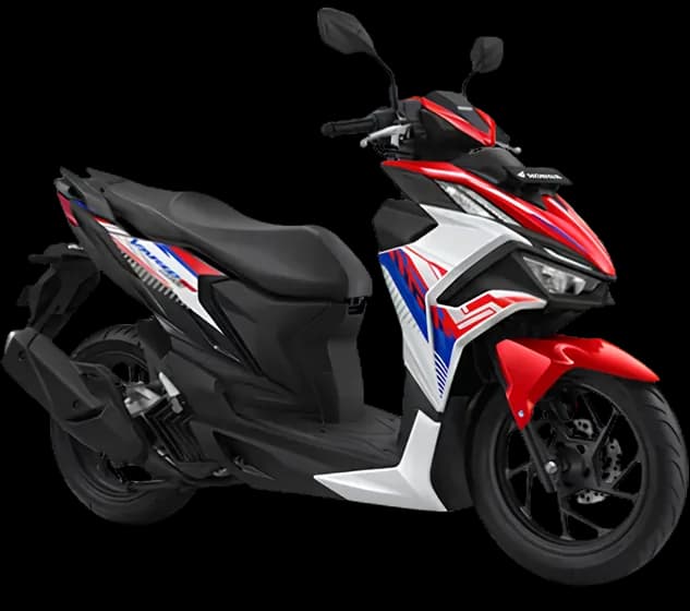 Honda Vario 160 warna CBS Glossy White Red